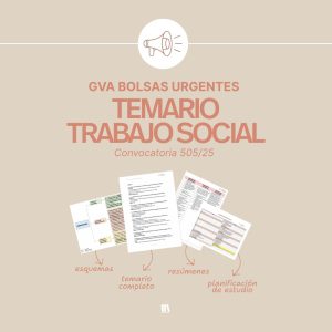 Temario Trabajo Social