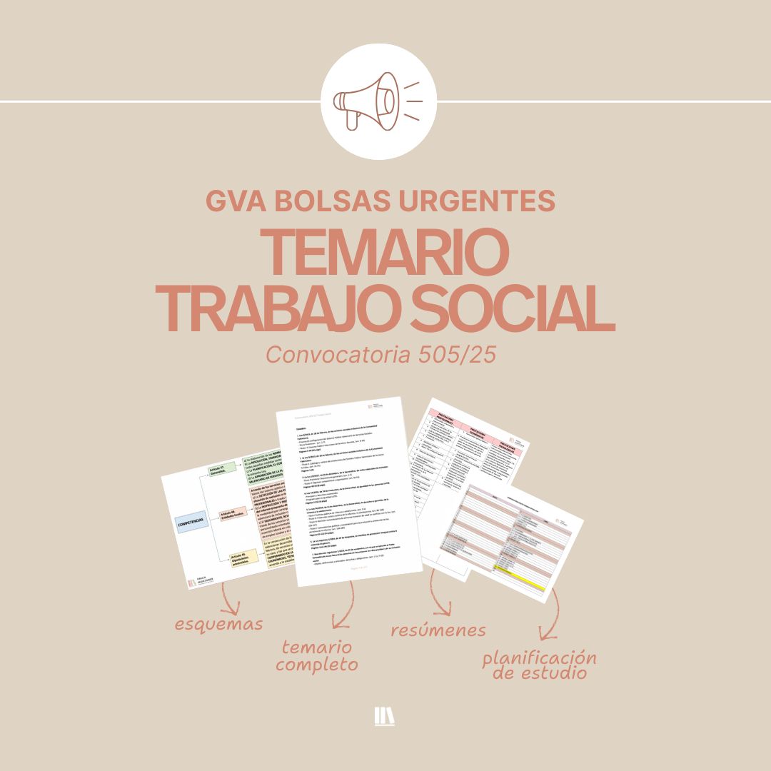 Temario Trabajo Social