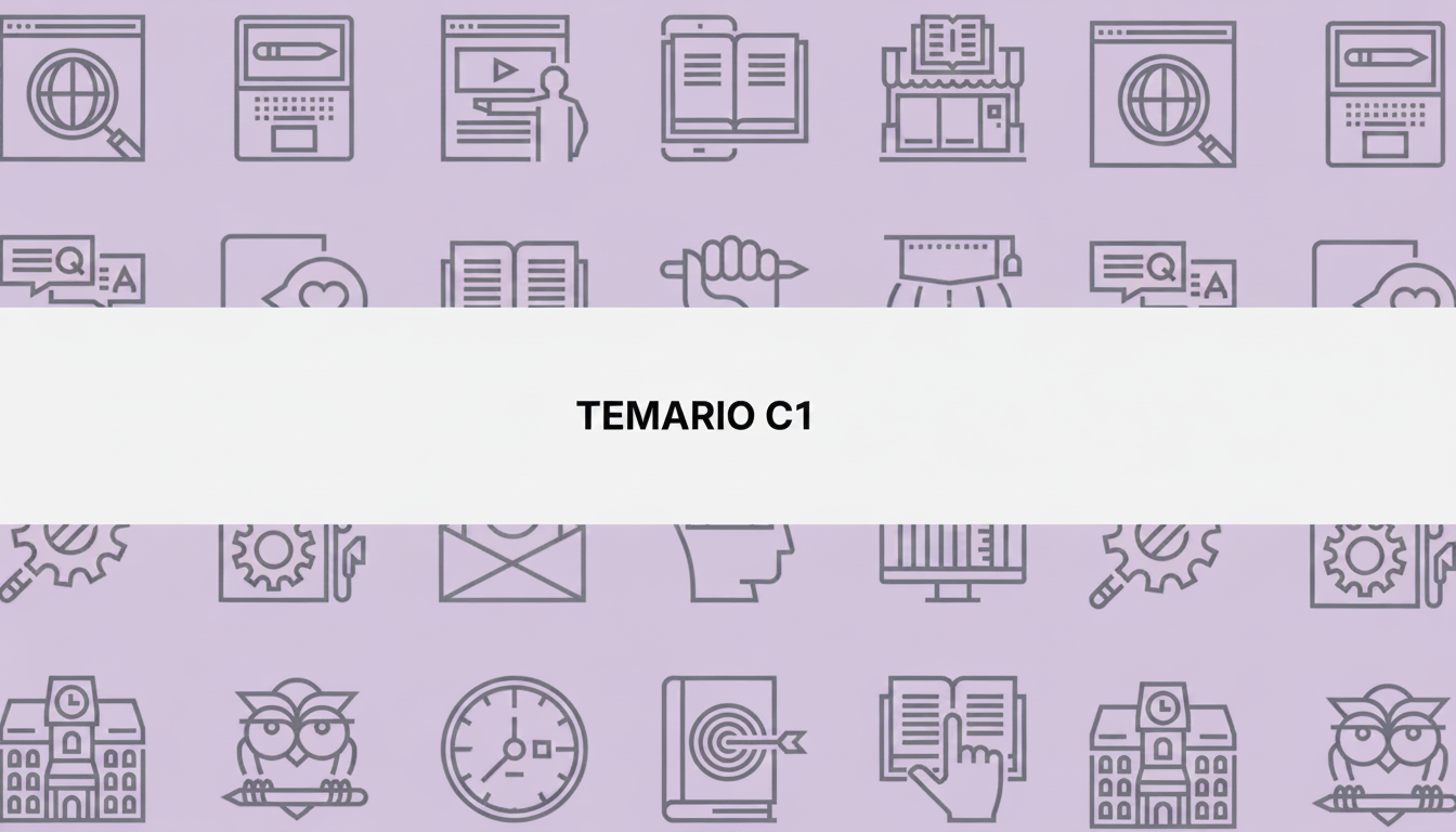 Temario Administrativo C1 Generalitat Valenciana convocatorias 58/26 y 59/26